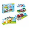 Dėlionė Alexander Multigra Puzzle 4W1 kūdikių transporto priemonės -