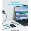 Anker 332 Wired USB 3.2 Gen 1 (3.1 Gen 1) Type-C Juodas