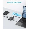 Anker 332 Wired USB 3.2 Gen 1 (3.1 Gen 1) Type-C Juodas