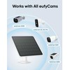 anker Eufy 3W saulės baterija, skirta EufyCam 2, EufyCam 2 Pro, EufyCam 2C, EufyCam 2C Pro, EufyCam S330, SolocamS230