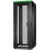 APC Easy Rack 800mm/42U/1000mm , with Roof, castors, feet and 4 Brackets, No Side panels, juodas | Schneider Electric