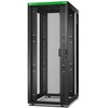 APC Easy Rack 800mm/42U/1200mm , su stogeliu, ratukais, kojelėmis ir 4 laikikliais, be šoninių skydelių, juodas | Schneider Electric