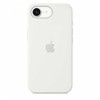 Apple iPhone 16e Silikoninis dėklas – Baltas