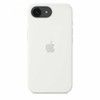 Apple iPhone 16e Silikoninis dėklas – Baltas
