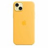 APPLE SILIKONINIS DĖKLAS MWNF3ZM/A IPHONE 15 PLUS SUNSHINE ATIDARYTA PAKUOTĖ