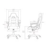 Žaidimų kėdė Arozzi Enzo Woven Fabric Gaming Chair, Tamsiai pilka