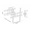ART RAMT AR-35 ART Laikiklis AR-35 LCD/LED 20-65 35kg kor. vertikalus/lygus 70-370mm