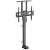 ART TV laikiklis - liftas, valdomas elektra, AR-93M, mobilus, 60kg, 37-80 colių, Vesa Max, 600x400