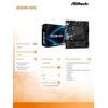 Pagrindinė plokštė ASRock B550M-HDV/AMD B550/AM4/MicroATX/1xPCI-Express 3.0 1x/1xM.2/1xPCI-Express 4.0 16x/Atmintis DDR4/Atminties lizdai 2/1x15pin D-sub/1xDVI/1xHDMI/2xUSB 2.0/4xUSB 3.2/1xPS/2/1xRJ45/3xAudio port