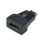 Assmann Electronic ASSMANN HDMI adapteris tipas C - A M/F Ultra HD 60p bl
