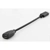 Assmann Electronic ASSMANN USB Type-C adapterio kabelis tipas C - micro B M/F 0 1m High-Speed bl
