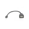 Assmann Electronic ASSMANN OTG kabelis USB micro-B St iki USB-A Bu 20cm