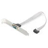 Premiumcord DIGITUS Serial Slot Bracket Bracket adapterio kabelis, DB9, D-Sub9/M - IDC 2x5pin/F, 0,25m, AK-610300-003E