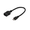 Assmann Electronic ASSMANN OTG kabelis USB micro-B St iki USB-A Bu 20cm
