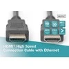 Assmann Electronic ASSMANN HDMI Standartinis A tipo jungiamasis kabelis M/M 3.0m su eternetu Full HD auksinis bl