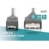 Assmann Electronic ASSMANN USB 2.0 jungties kabelis tipas A - mini B 5pin M/M 3.0m USB 2.0 conform bl