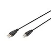 Assmann Electronic DIGITUS USB jungties kabelis tipas A - B M/M 3.0m USB 2.0 tinkamas bl