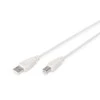 Assmann Electronic ASSMANN 10X USB2.0 kabelis 3.0m USB A zu USB B masinis smėlio spalvos