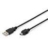 Assmann Electronic ASSMANN USB 2.0 jungties kabelis tipas A - mini B 5pin M/M 3.0m USB 2.0 conform bl