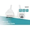 Assmann Electronic ASSMANN 10X USB2.0 kabelis 3.0m USB A zu USB B masinis smėlio spalvos