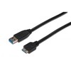 Assmann Electronic ASSMANN USB 3.0 jungties kabelis USB A - Micro USB B M/M 0.25m USB 3.0 atitinka UL bl
