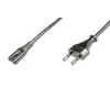 Assmann Electronic ASSMANN maitinimo laidas Euro - C7 M/F 1,2m H03VVH2-F2G 0,75qmm bl