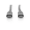 Digitus Skaitmenas | USB tipo C jungties laidas | AK-300139-010-S | USB-C į USB-C USB Male 3.1 Gen 2 (C tipas) | USB Male 3.1 Gen 2 (C tipas)