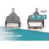 Assmann Electronic DIGITUS AK-300200-030-S USB 2.0 HighSpeed ilgintuvas USB A M kištukas /USB A F lizdas 3m juodas