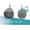 Assmann Electronic ASSMANN maitinimo laido ilgintuvas C14 - C13 M F 1.2m H05VV-F3G 0.75qmm bl