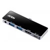 Aten UH3238 USB-C kelioninis dokas su maitinimo perėjimu | Aten | USB-C kelioninis dokas su maitinimo perėjimu | UH3238-AT | Prieplauka