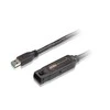 ATEN 15 m USB 3.2 Gen1 prailginimo kabelis, 15 m, USB A, USB A, USB 3.2 Gen 1 (3.1 Gen 1), 5 Gbit/s, juodas
