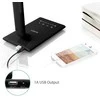 Aukey LT-T10 juoda LED stalinė lempa su prisilietimu | 12W | 3000-6500K | 7 pritemdymo lygiai | 5 apšvietimo režimai