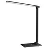 Aukey LT-T10 juoda LED stalinė lempa su prisilietimu | 12W | 3000-6500K | 7 pritemdymo lygiai | 5 apšvietimo režimai