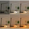 Aukey LT-T10 juoda LED stalinė lempa su prisilietimu | 12W | 3000-6500K | 7 pritemdymo lygiai | 5 apšvietimo režimai