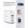 Aukey AUEKY Omnia Mix 3 PA-B6S Sieninis įkroviklis 1x USB 2x USB-C Maitinimo tiekimas 3.0 90W Baltas
