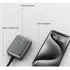 Išorinė baterija Aukey „Spark Mini“ 10000mAh 20W USB-C/USB-A, pilka