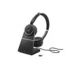 Ausinės JABRA Evolve 75+ UC Stereo, Bluetooth 4.2, 18 valandų veikimo laikas, juodos / JABRA-404 / 7599-838-199