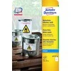Avery Heavy Duty vandeniui atsparios etiketės, 210 x 297 mm, balta, spausdintuvui, 10 vnt