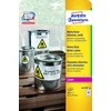 Lipnios etiketės Avery Zweckform, A4, atsparios drėgmei, 45,7x21,2mm, 48 etiketės lape, 20 lapų, baltos spalvos