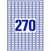 Lipnios etiketės Avery Zweckform, A4, 17.8x10mm, 270 etikečių lape, 25 lapai