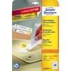 Lipnios etiketės Avery Zweckform, A4, nuimamos, 45.7x21.2mm, 48 etiketės lape, 25 lapai