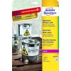 Avery Heavy Duty vandeniui atsparios etiketės, 45,7 x 21,2 mm, balta, spausdintuvui, 384 vnt.