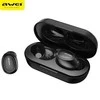 AWEI Bluetooth 5.0 T16 TWS ausinės + docking station juodos spalvos