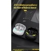 AWEI ausinės Bluetooth 5.0 T35 TWS+ žaidimams juodos spalvos