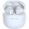 AWEI Bluetooth 5.3 T68 ENCTWS ausinės + docking station baltos spalvos