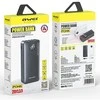 AWEI PowerBank P134K 20000mAh juodos spalvos ekranas + USB/PD/Lightning/MicroUSB laidai