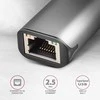 Axagon ADE-25R SUPERSPEED USB-A 2.5 GIGABIT ETHERNET Kompaktiškas aliuminio USB-A 3.2 Gen 1 2.5 Gigabit Ethernet 10/100/1000/2500 Mbit adapteris su automatiniu diegimu.