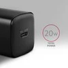 AXAGON ACU-PD20 sieninis pakrovėjas 1x QC3.0/AFC/FCP/PD type-C, 20W, juodas