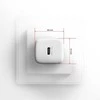 AXAGON ACU-PD20W sieninis įkroviklis 1x QC3.0/AFC/FCP/PD type-C, 20W, baltas