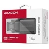 AXAGON ACU-QC18 sieninis įkroviklis 1x QC3.0/AFC/FCP/SMART, 18W, jaudas